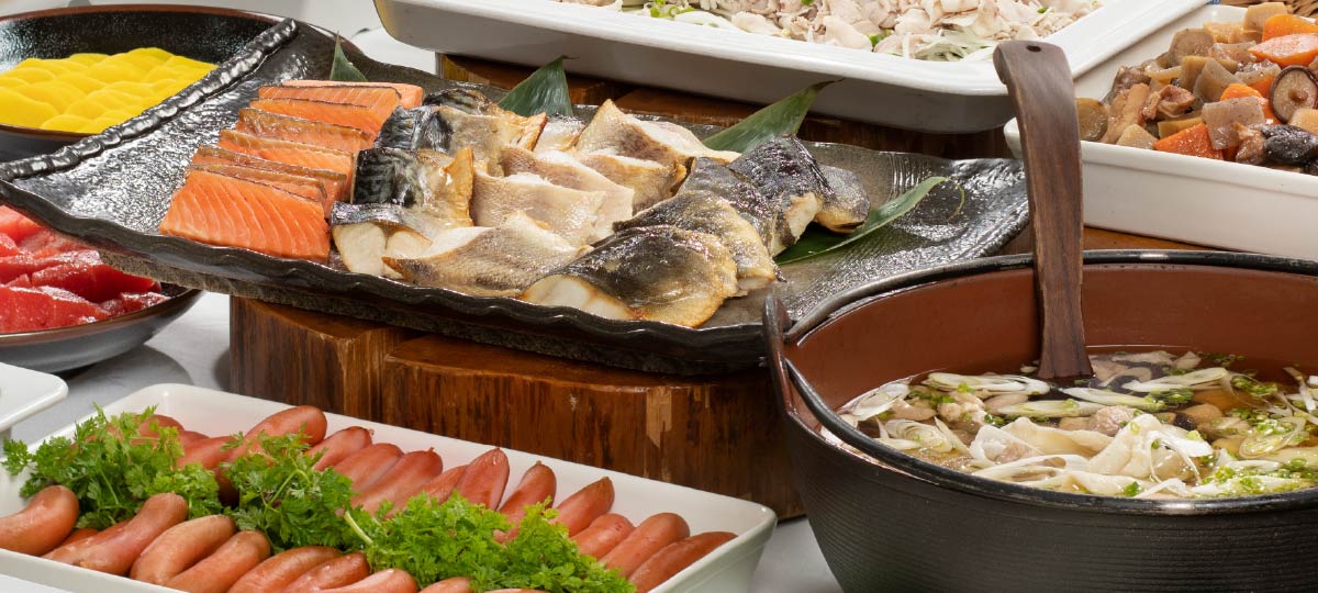 レストラン ビーハイブの朝食